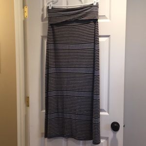 Max Studio Striped Knit Maxi Skirt